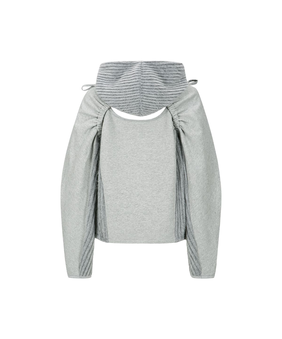 앤더슨벨(ADSB ANDERSSON BELL) (에센셜) 컷 아웃 셔링 후디 atb1193w(MELANGE GREY)