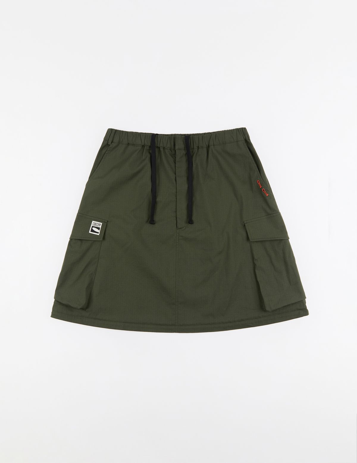 큐클리프(CUECLYP) [HOWOE] CueQ Skirt (Khaki)
