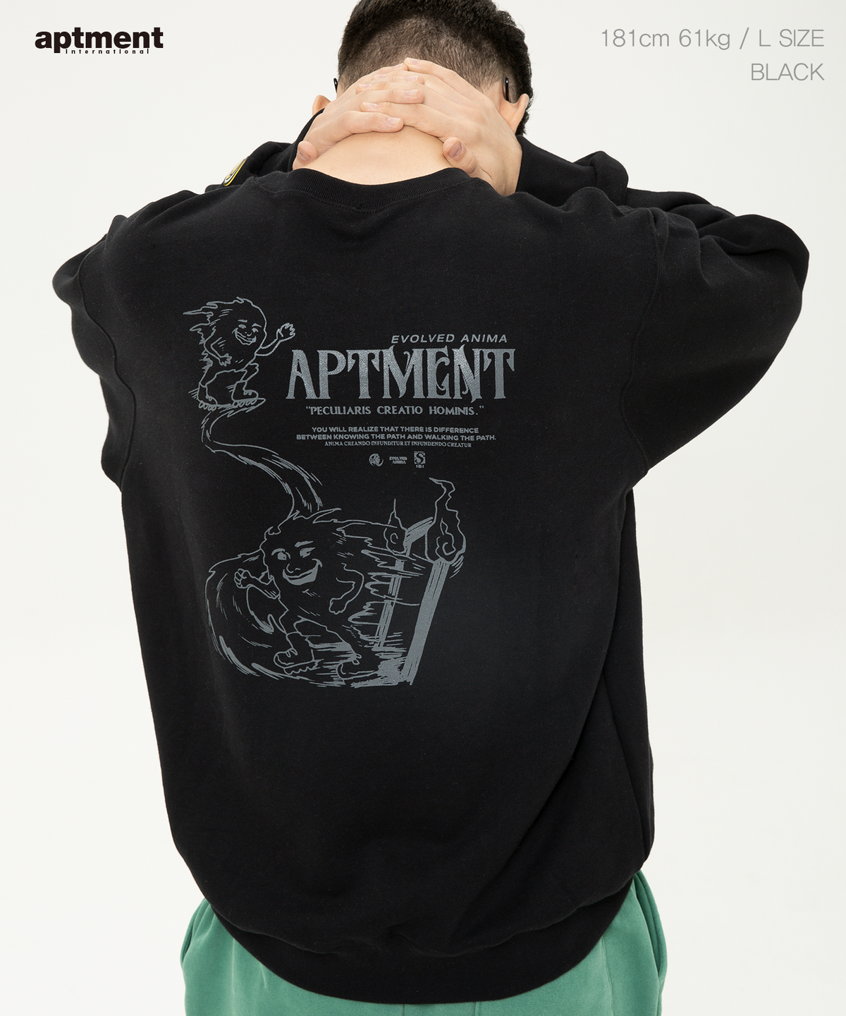 아파트먼트(APARTMENT) [남녀공용] BUCK SHOT SWEAT SHIRTS (3COLOR)