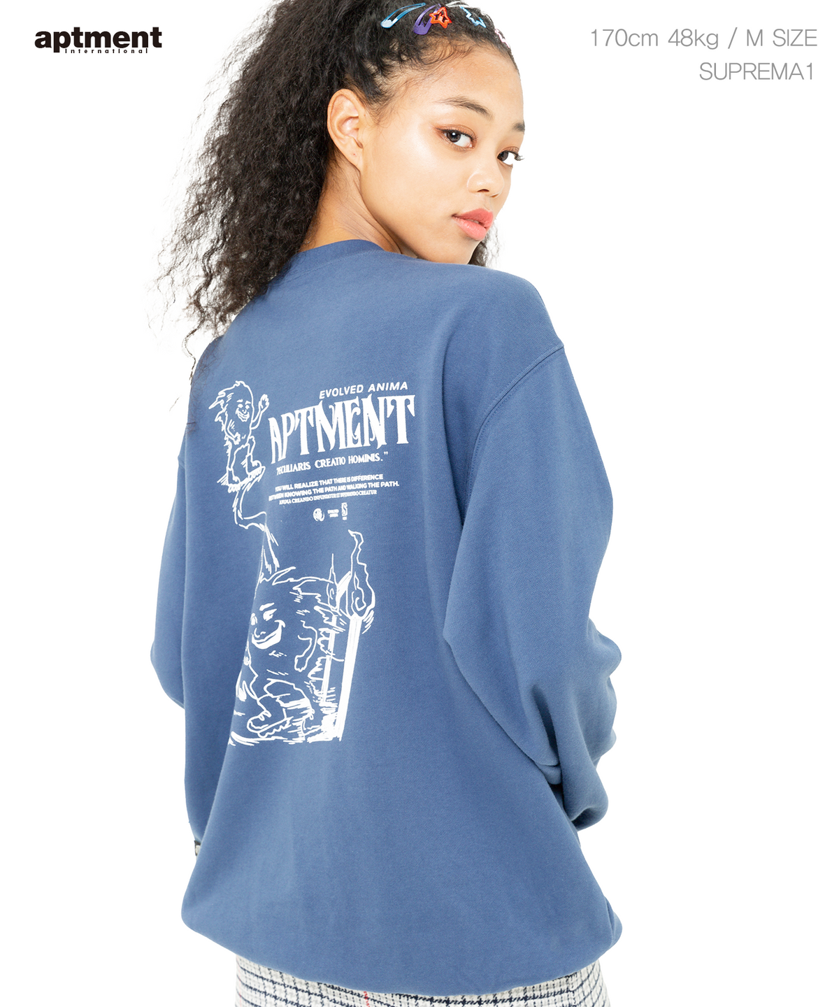 아파트먼트(APARTMENT) [남녀공용] BUCK SHOT SWEAT SHIRTS (3COLOR)