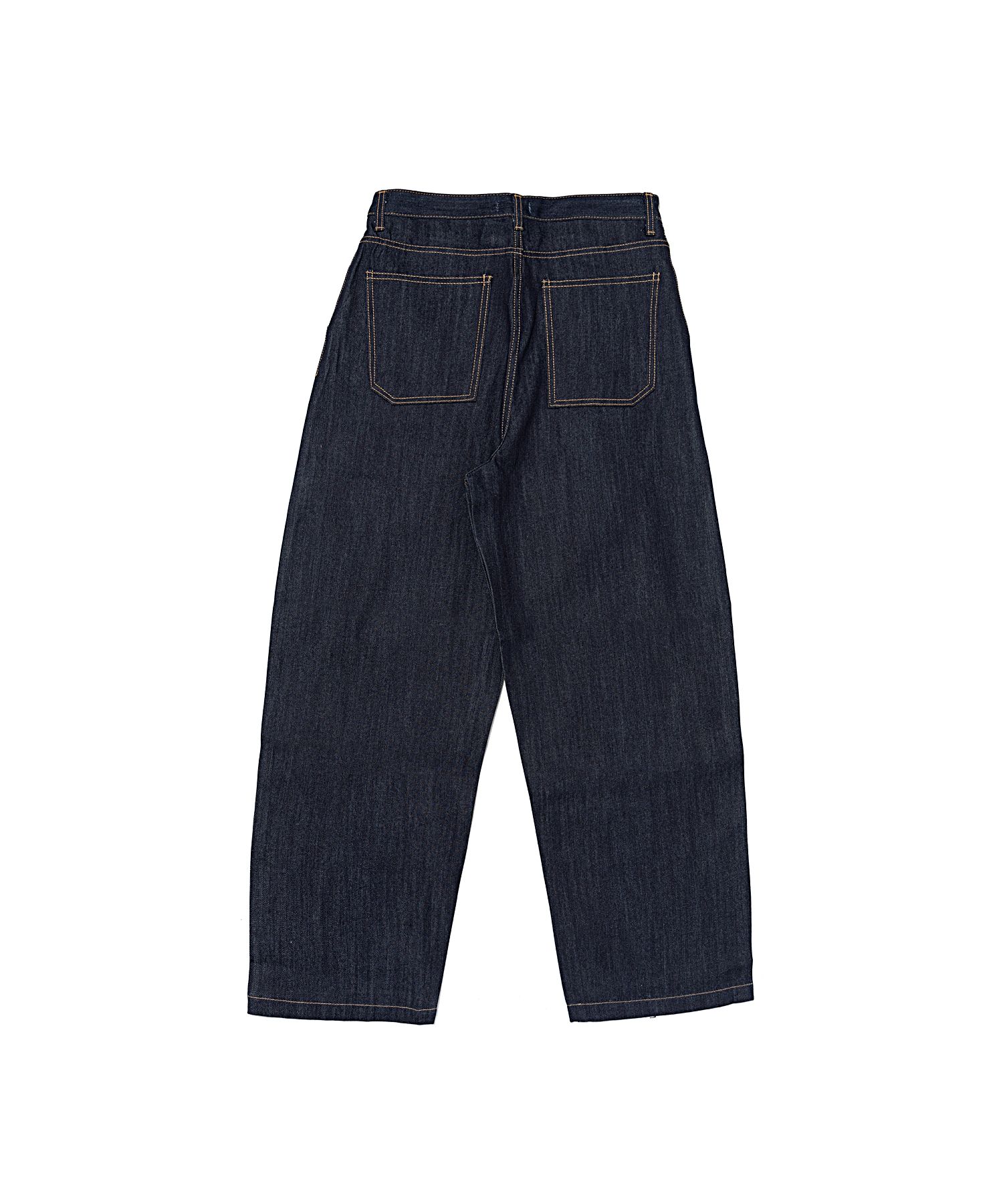 MUSINSA | OTHERFITS Wide Raw Denim Pants (Dark Blue)