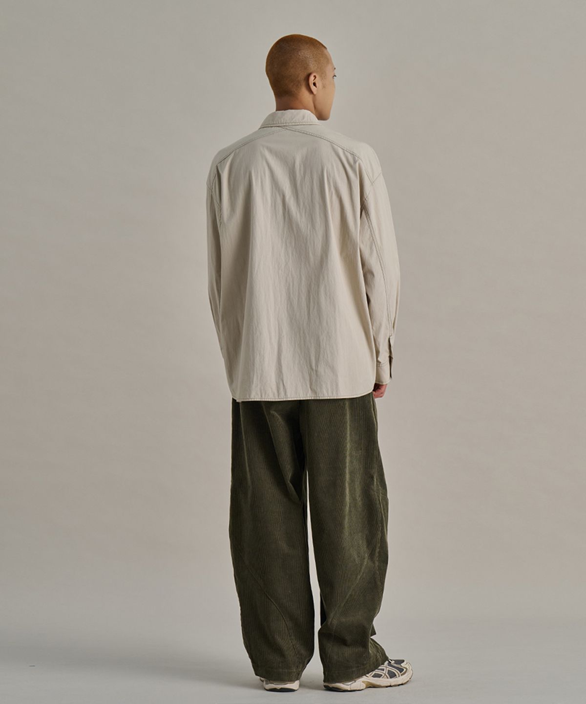 논타입(NONTYPE) MUITI-TYPE POCKET SHIRTS (BEIGE)