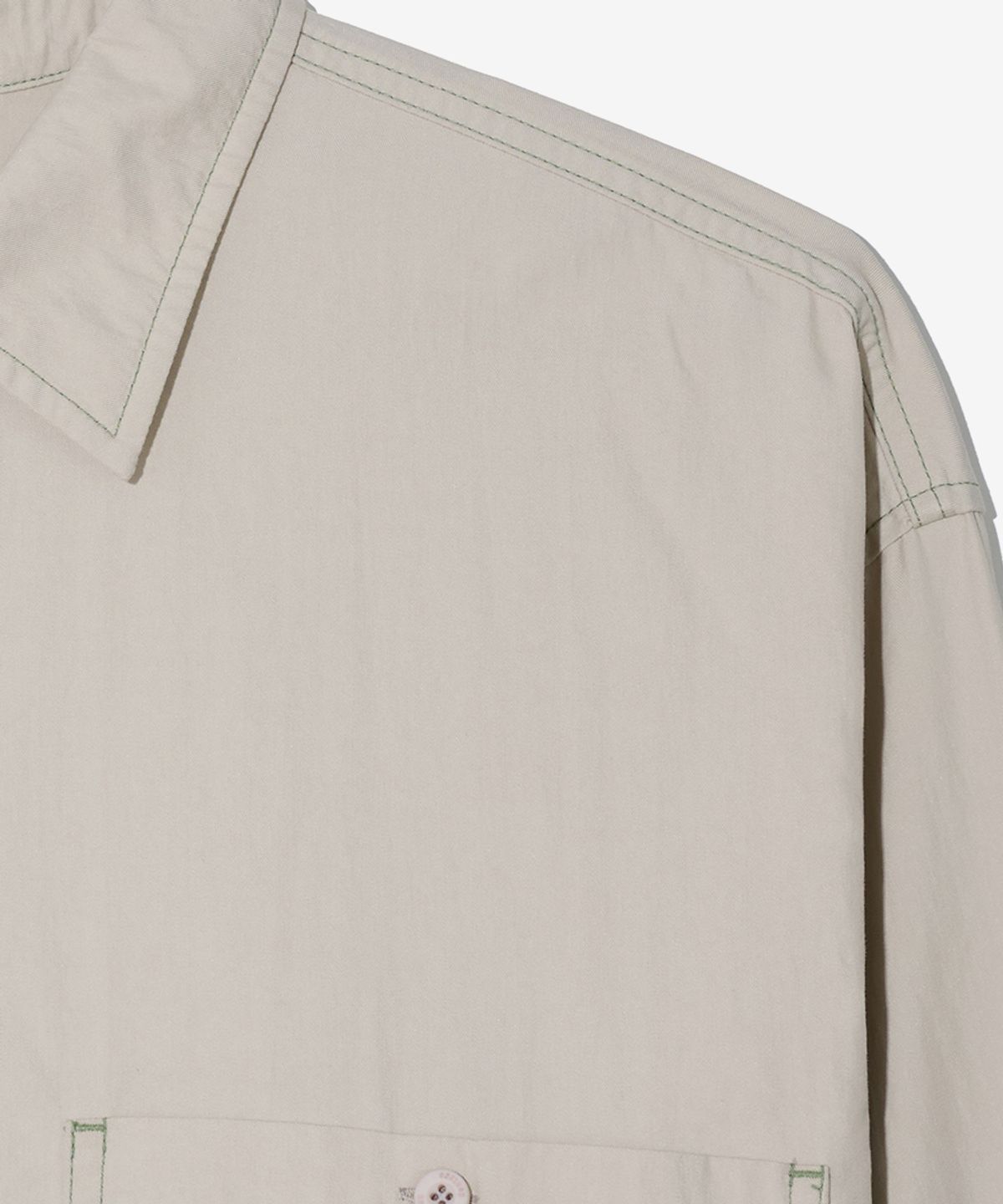 논타입(NONTYPE) MUITI-TYPE POCKET SHIRTS (BEIGE)