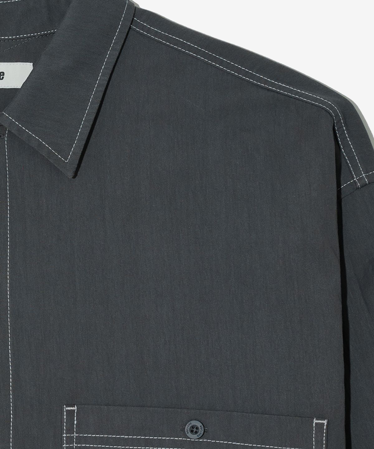 논타입(NONTYPE) MUITI-TYPE POCKET SHIRTS (CHARCOAL)