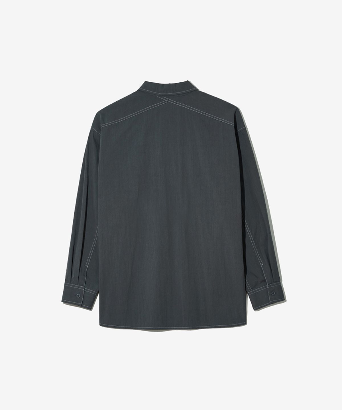 논타입(NONTYPE) MUITI-TYPE POCKET SHIRTS (CHARCOAL)