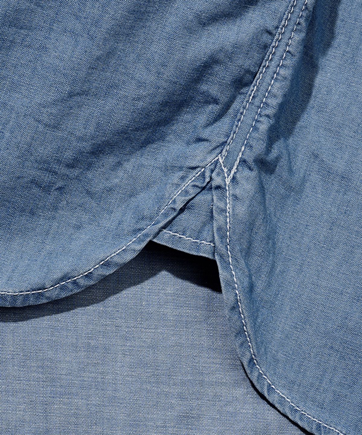 논타입(NONTYPE) STITCH DENIM SHIRTS (BLUE)