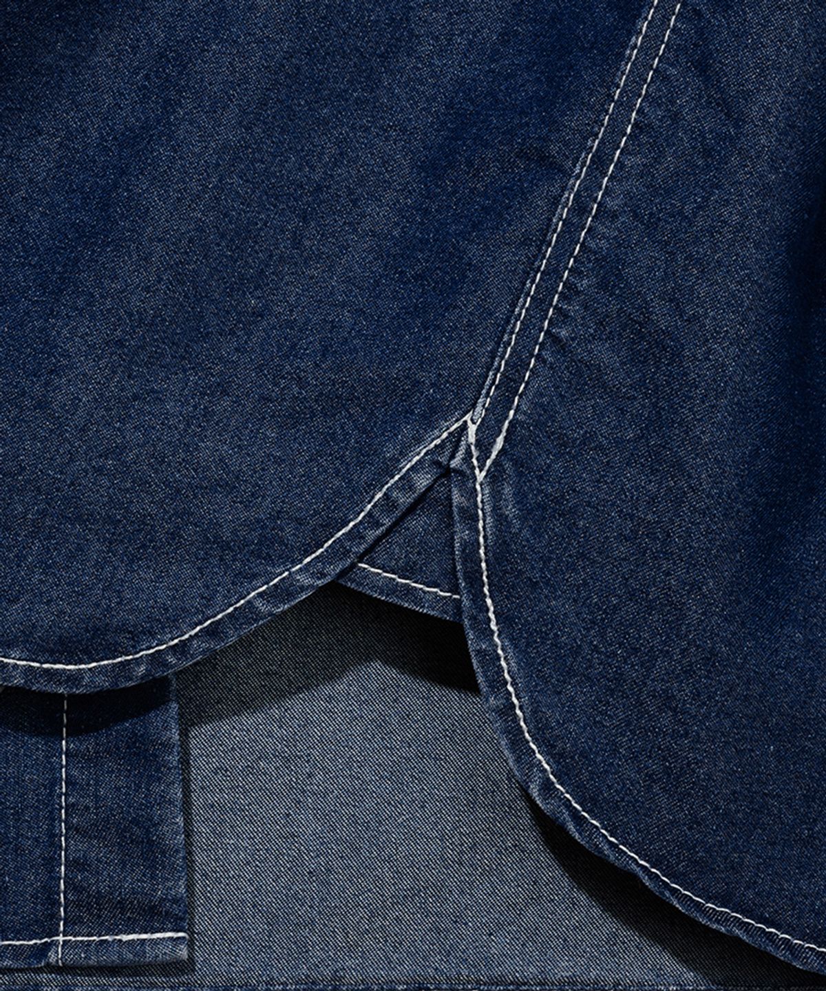 논타입(NONTYPE) STITCH DENIM SHIRTS (INDIGO)