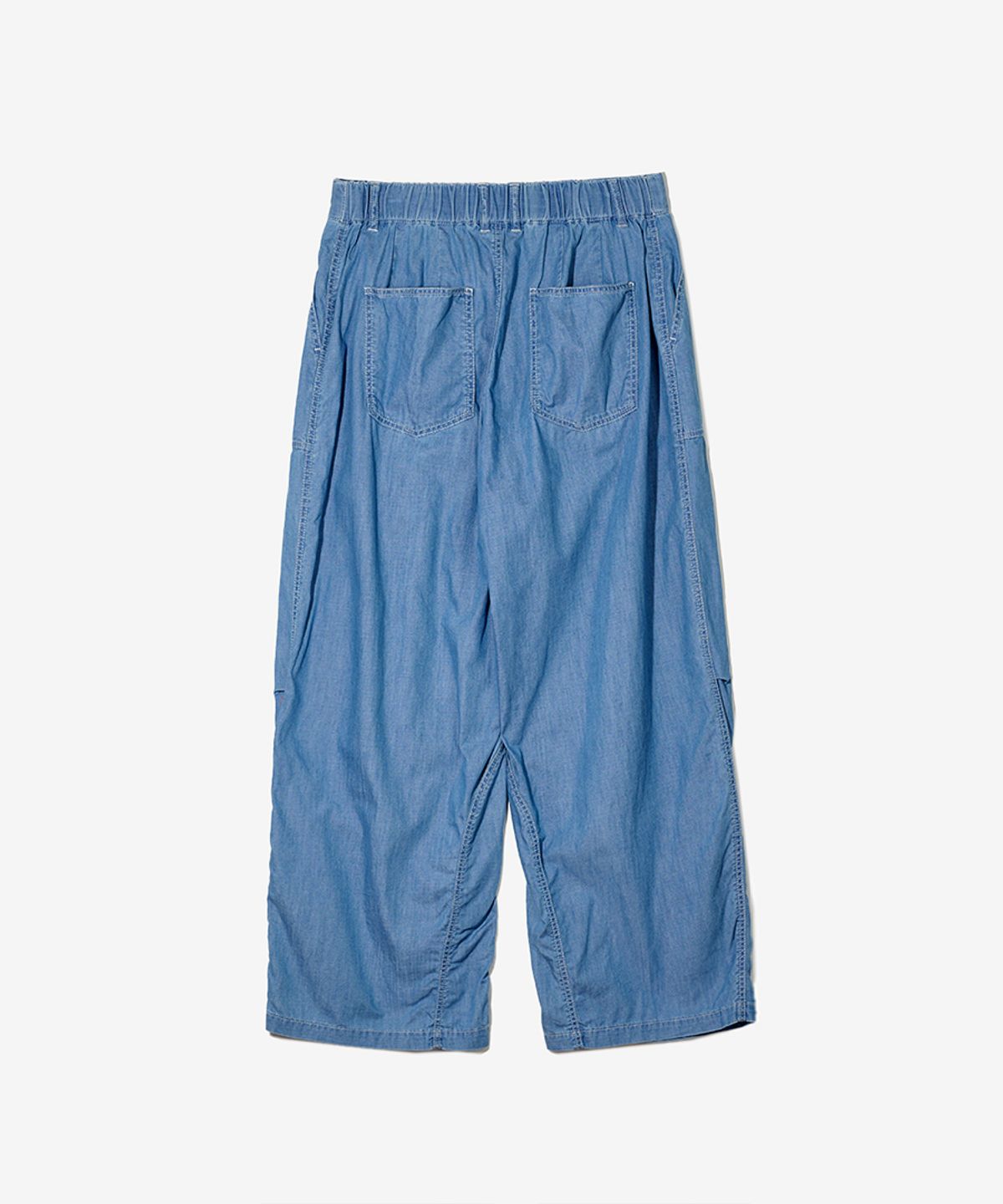 논타입(NONTYPE) DENIM PARACHUTE PANTS (BLUE)