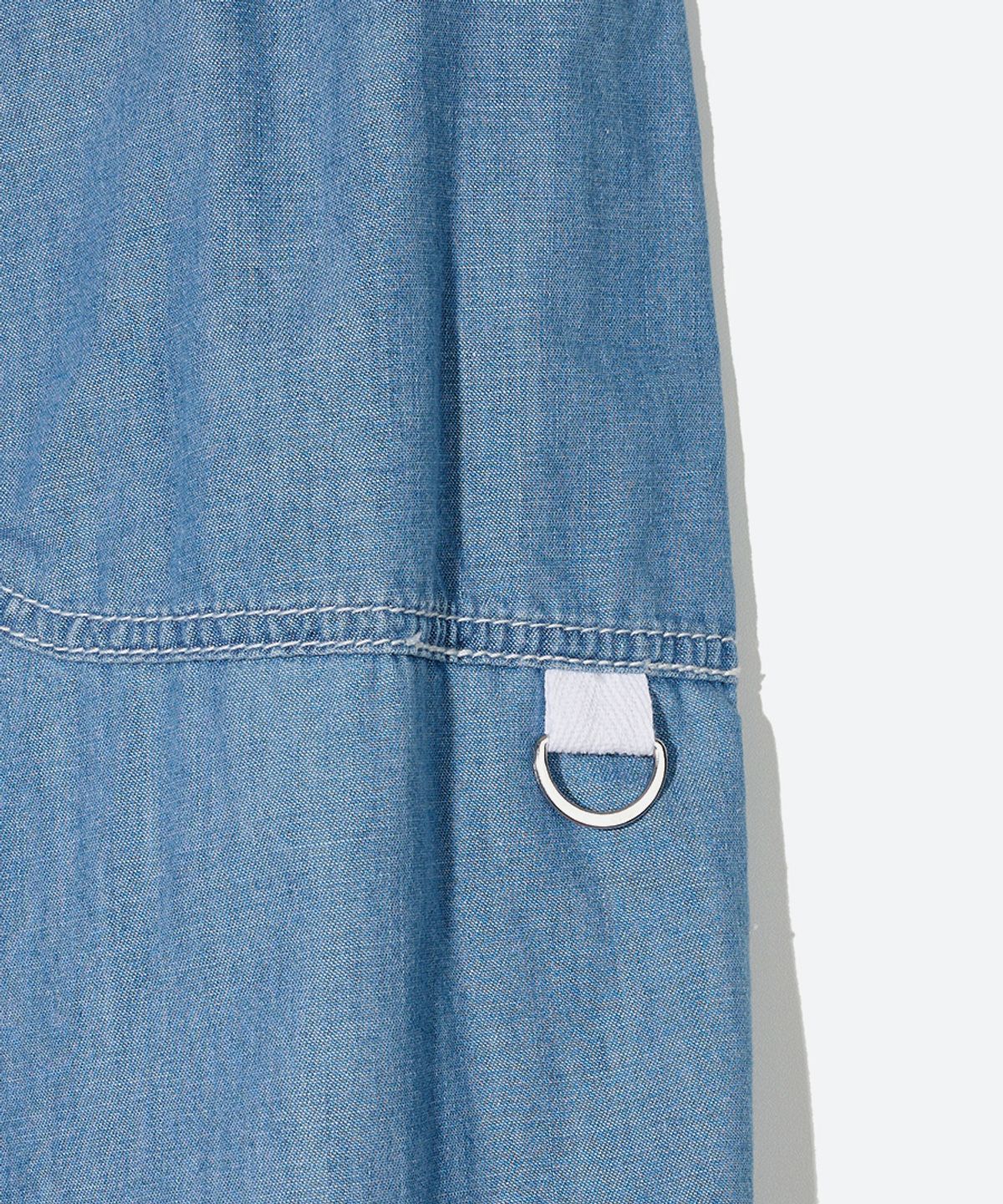 논타입(NONTYPE) DENIM PARACHUTE PANTS (BLUE)