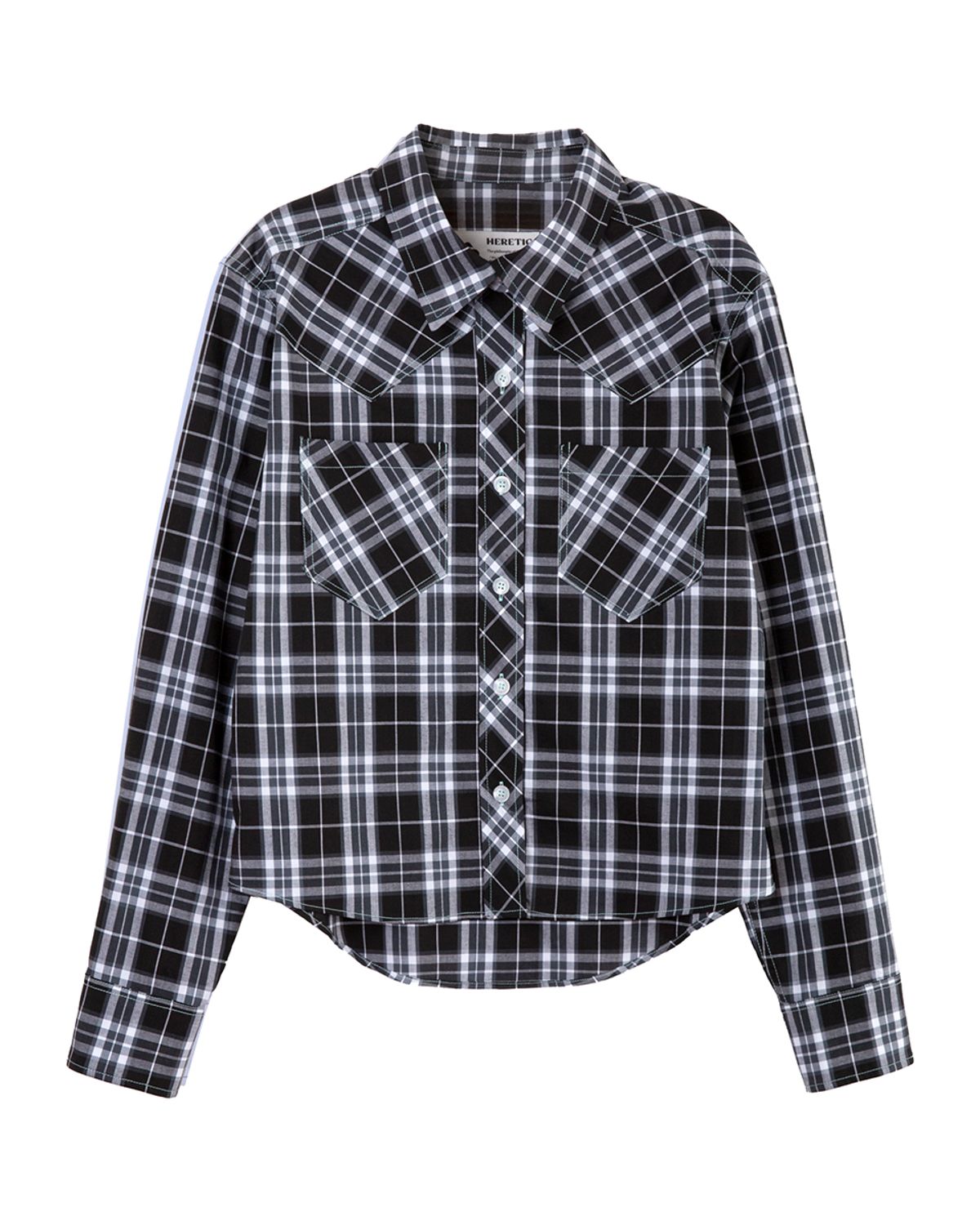 헤레틱(HERETIC) WESTERN CHECK SHIRT / black