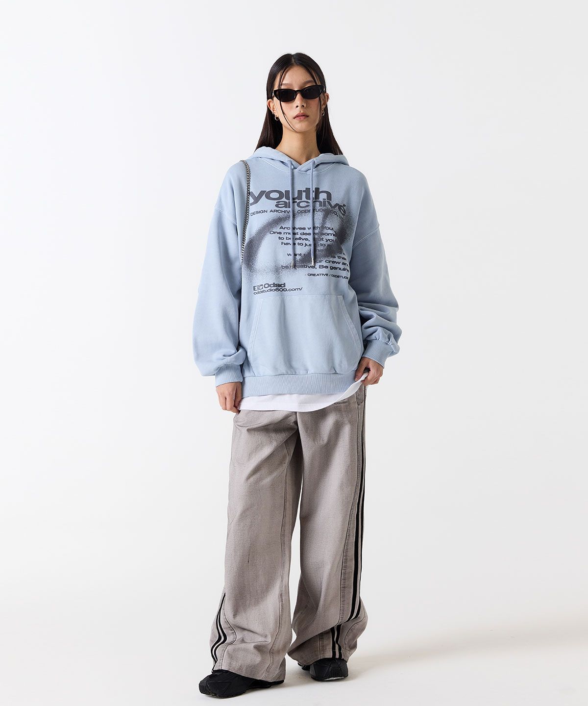 パンツ Odd Studio ODSD Dirty Washing String Track Pants LIGHT GRAY MUSINSA | ODDSTUDIO ODSD Dirty Washed String Track Pants
