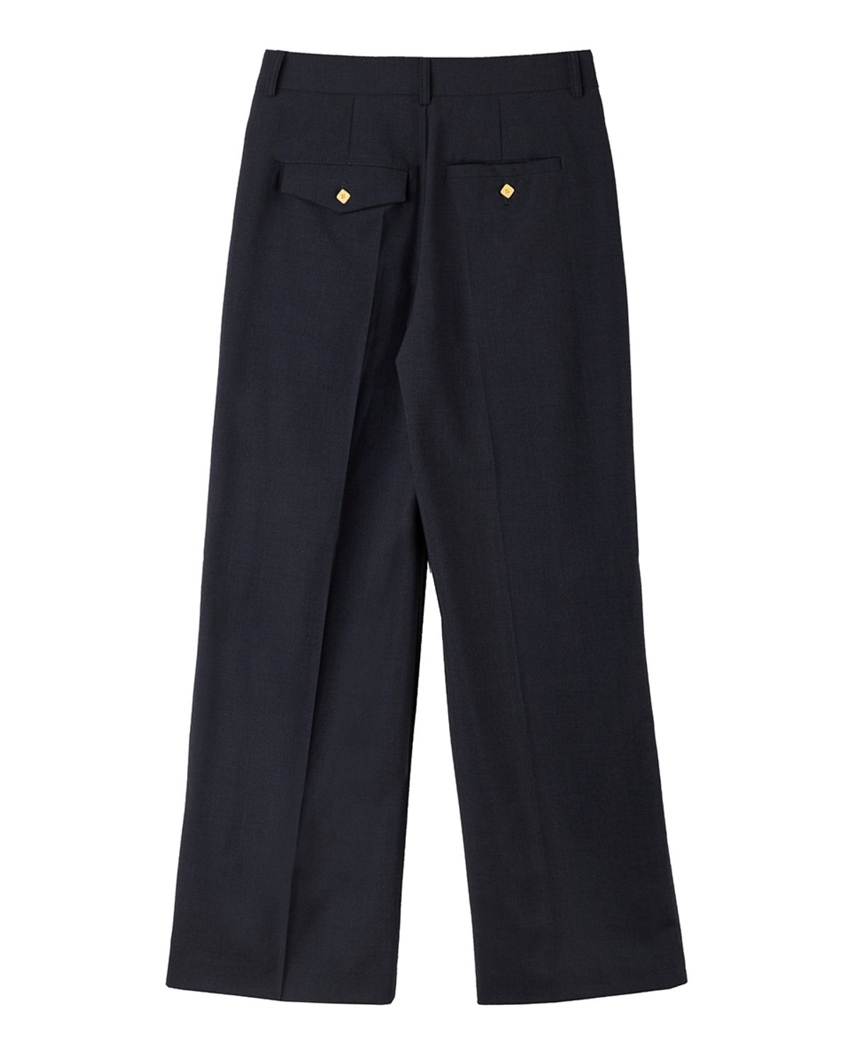 헤레틱(HERETIC) BUTTON TROUSER / charcoal