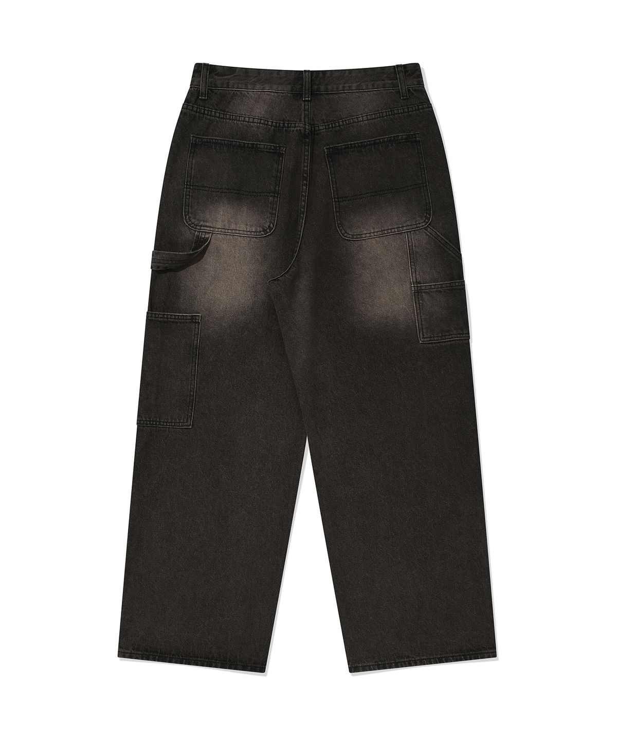 디스펑트(DYSFUNCT) KEY RING WASHING DENIM PANTS(BLACK)