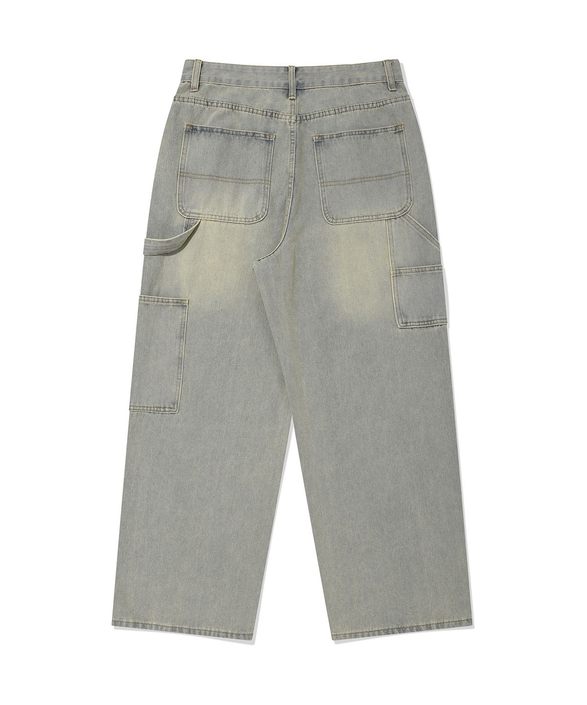 디스펑트(DYSFUNCT) KEY RING WASHING DENIM PANTS(SAND BLUE)