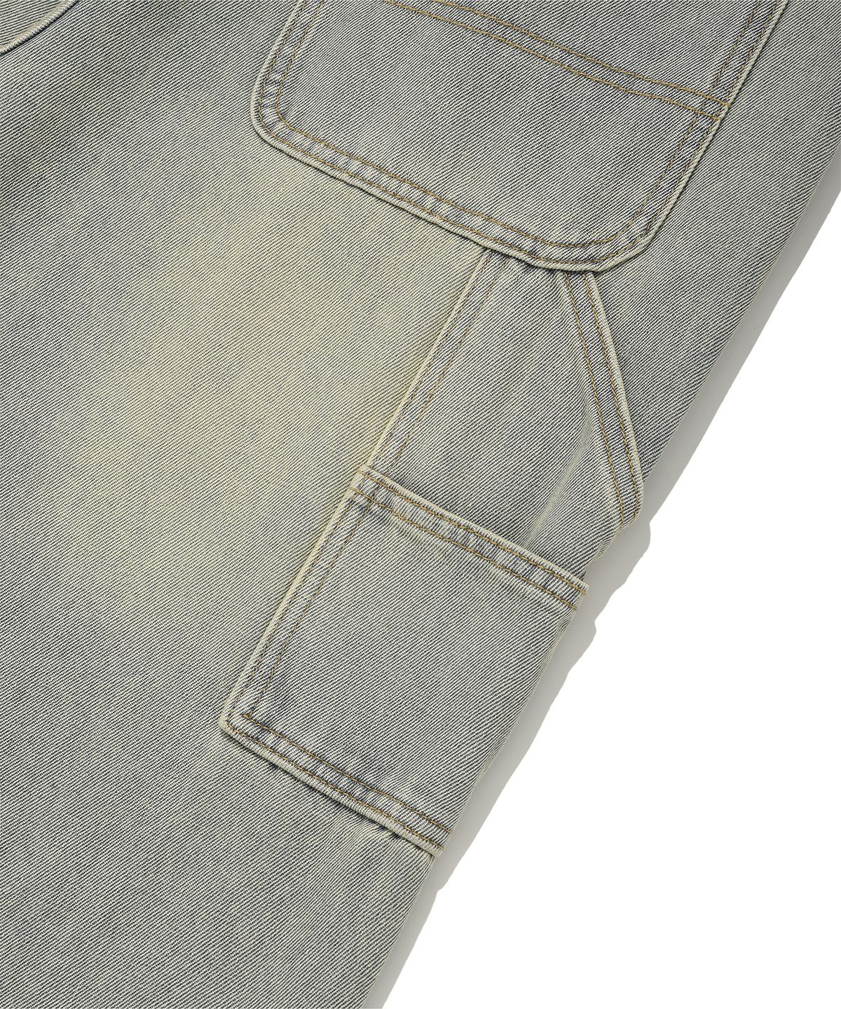 디스펑트(DYSFUNCT) KEY RING WASHING DENIM PANTS(SAND BLUE)