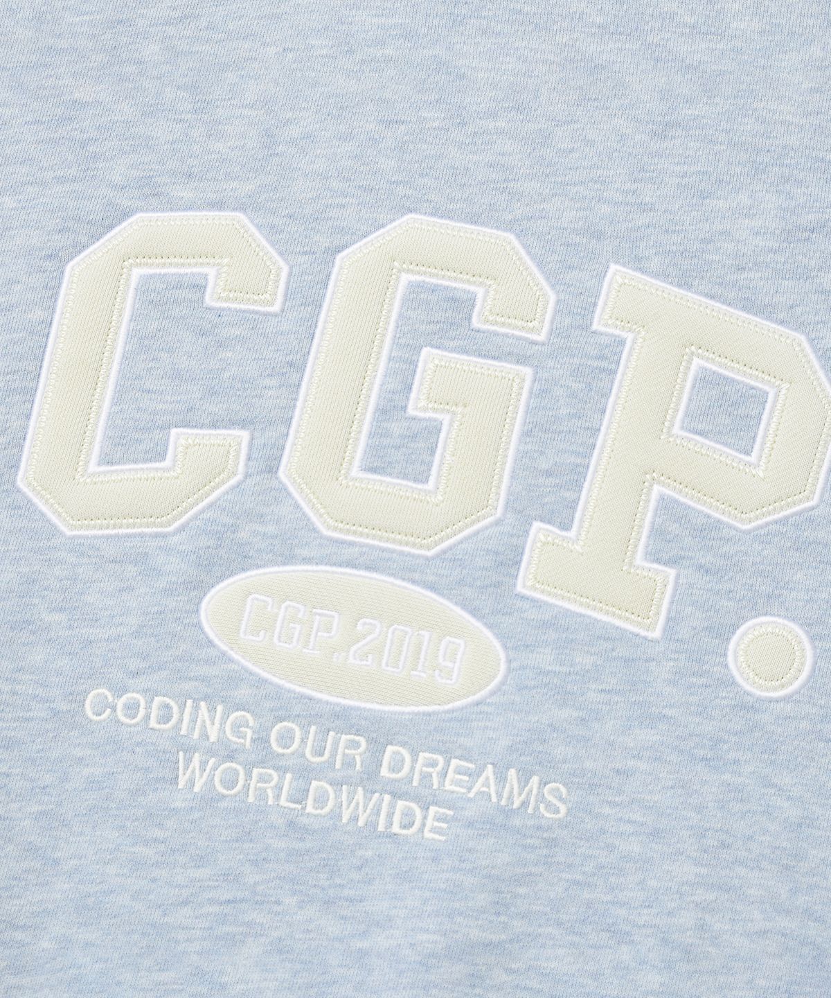 코드그라피(CGP) CGP 아치 로고 맨투맨_스카이블루