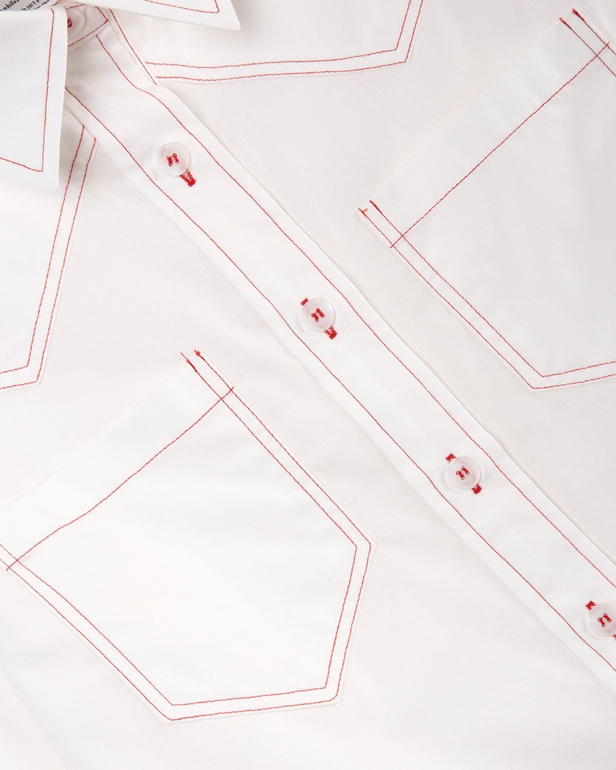 헤레틱(HERETIC) WESTERN SOLID SHIRT / white
