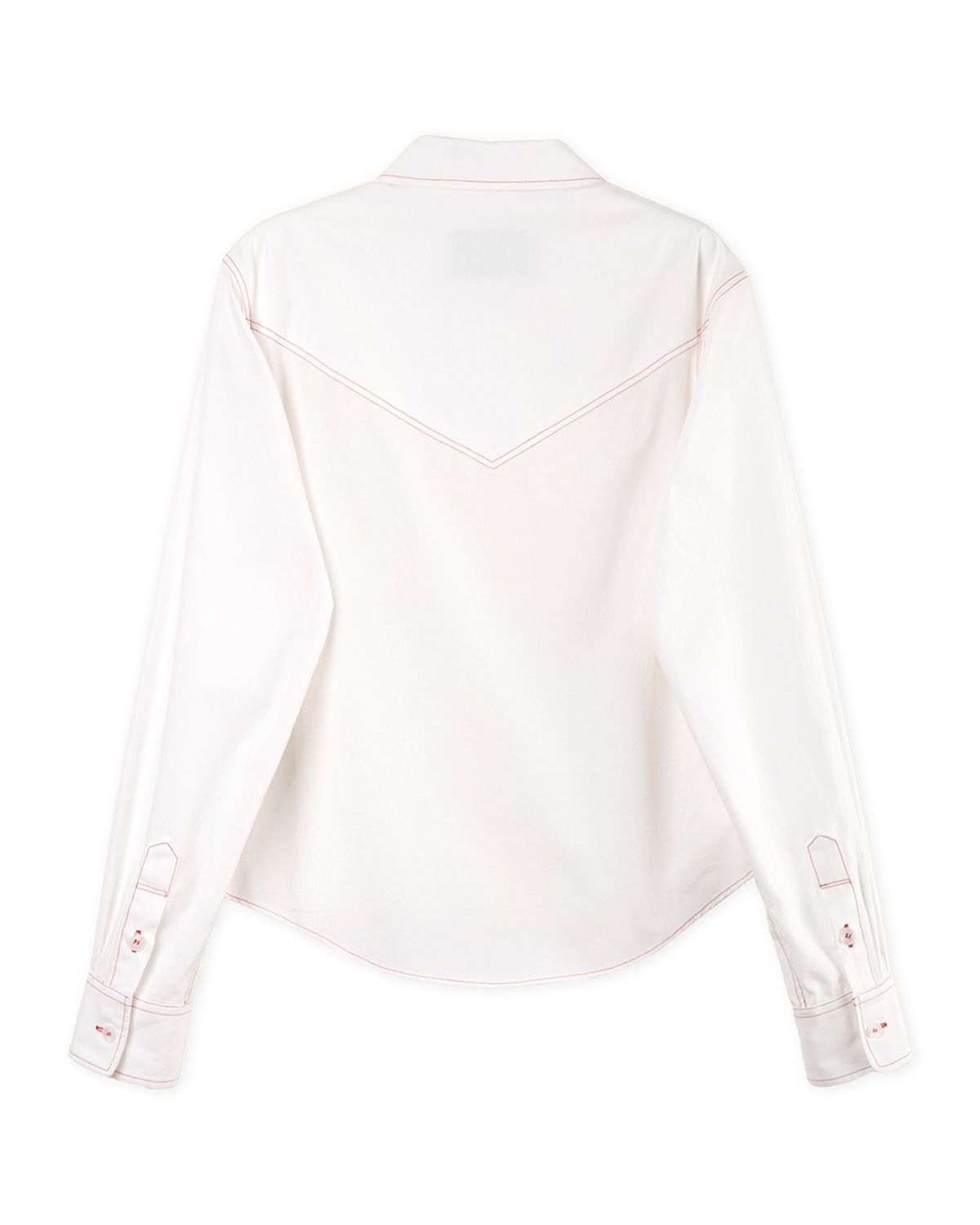 헤레틱(HERETIC) WESTERN SOLID SHIRT / white