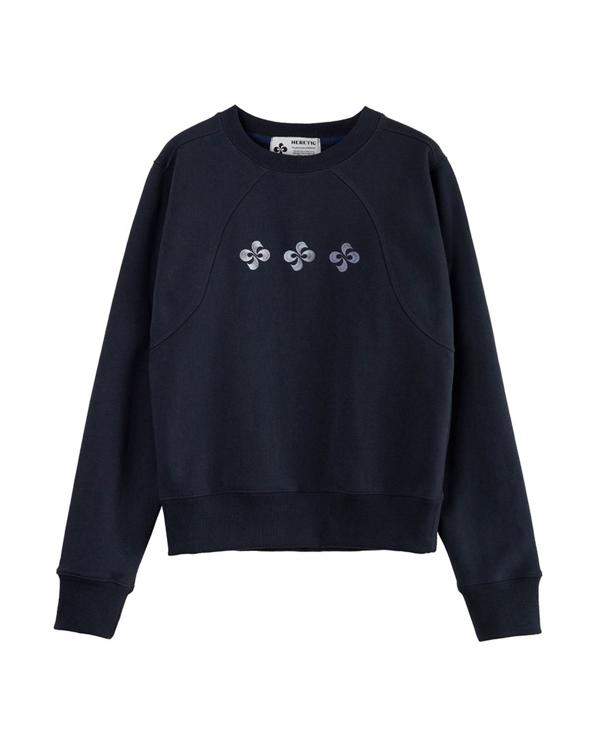 헤레틱(HERETIC) CRESCENDO WAVE SWEATSHIRT / charcoal