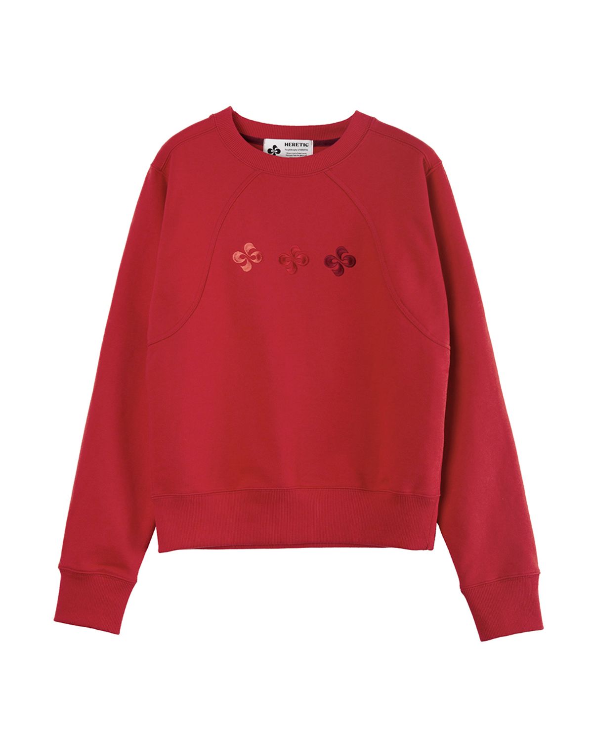 헤레틱(HERETIC) CRESCENDO WAVE SWEATSHIRT / red