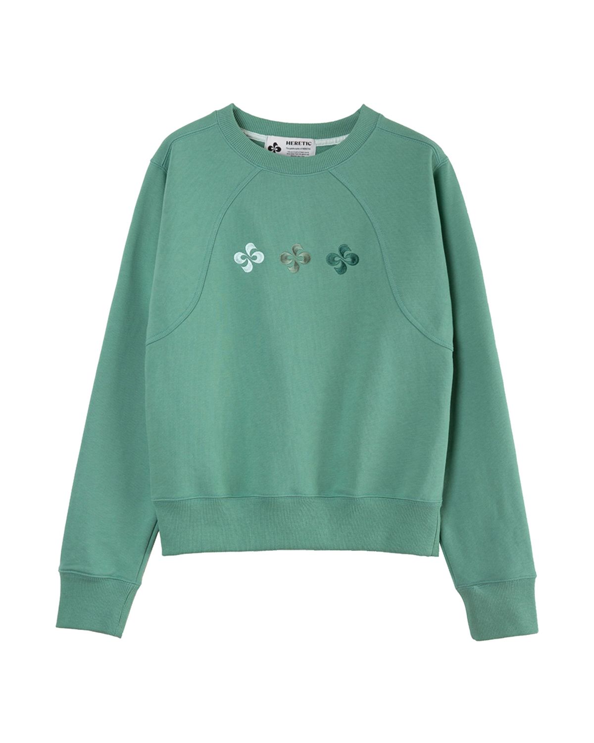 헤레틱(HERETIC) CRESCENDO WAVE SWEATSHIRT / green