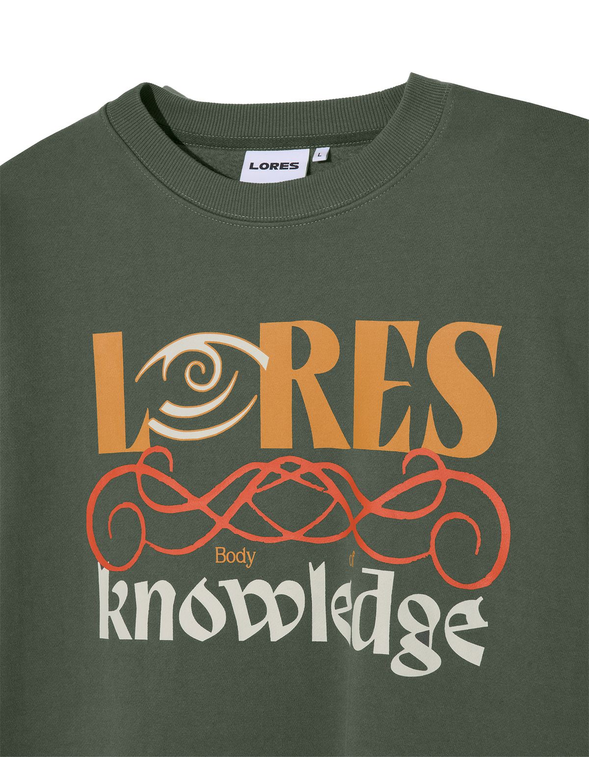 로어즈(LORES) Vine Sweatshirts - Olive