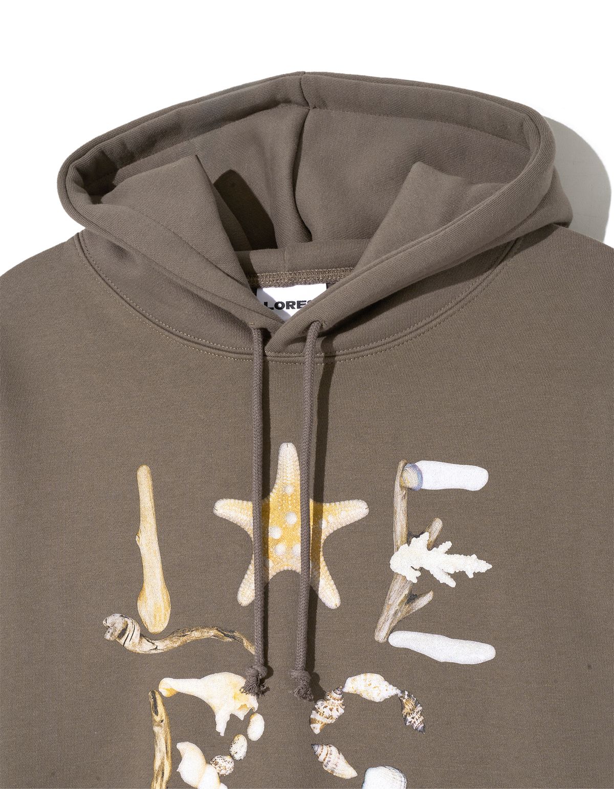 로어즈(LORES) Coral Pullover Hoodie - Taupe