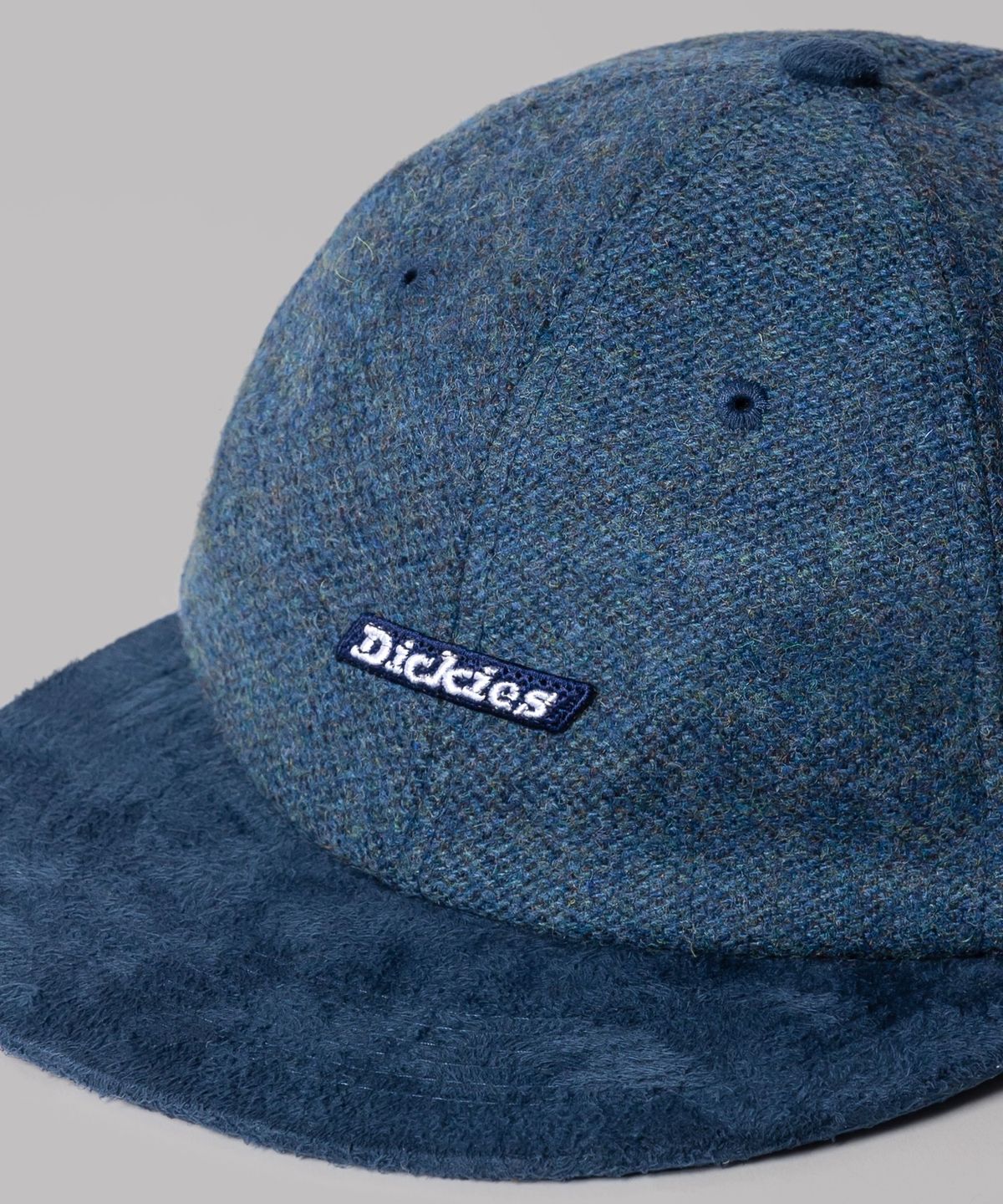 디키즈(DICKIES) 배너 로고 울 볼캡 Blue Multi