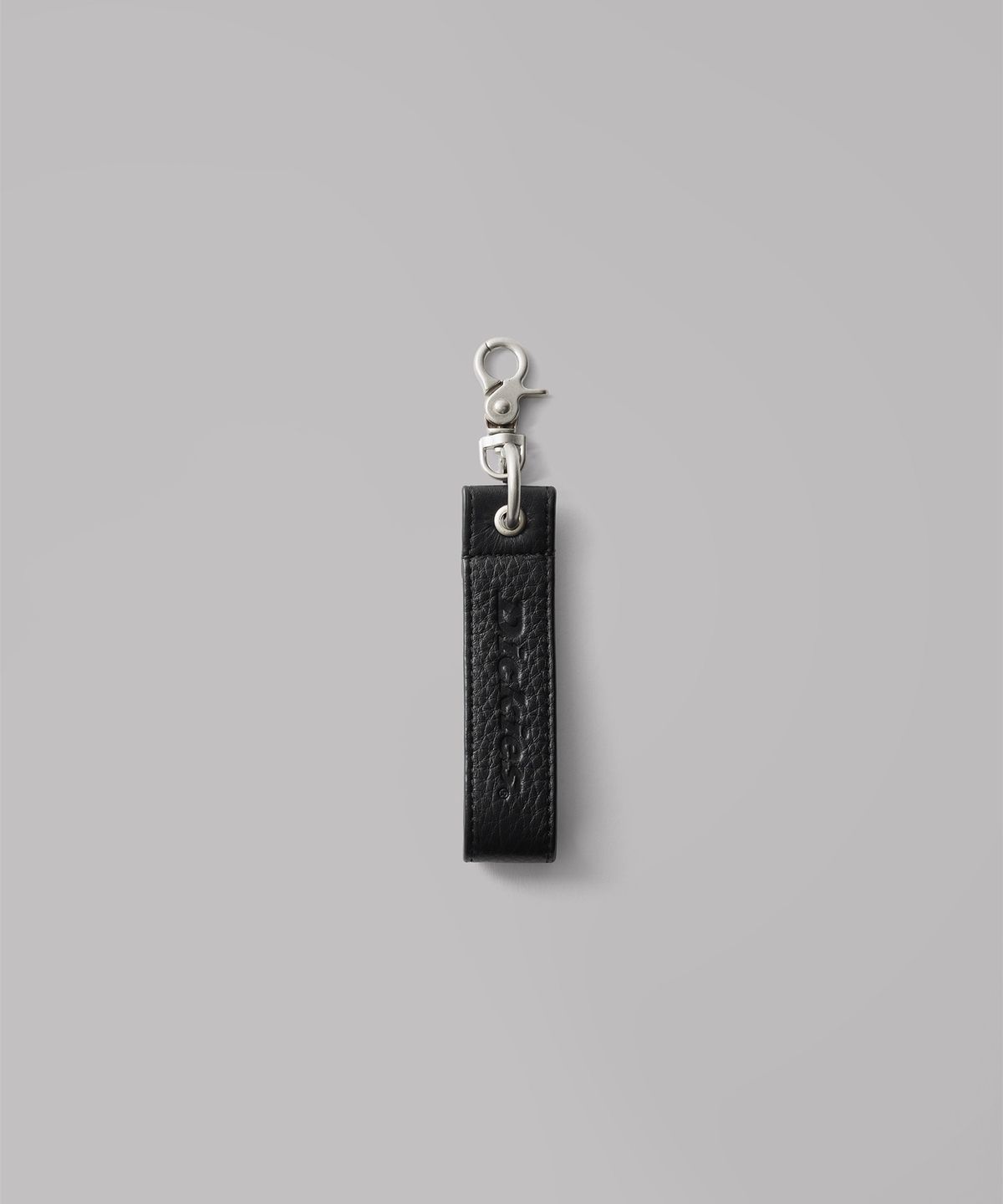 디키즈(DICKIES) 카우 레더 스트랩 키링 Black