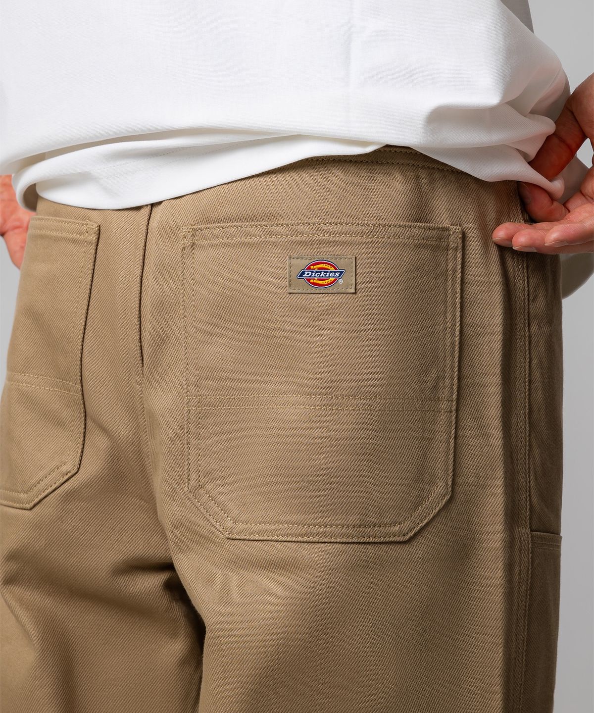 디키즈(DICKIES) 더블니 카펜터 트윌 워크팬츠 Khaki