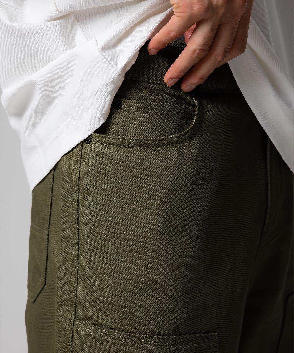 디키즈(DICKIES) 더블니 카펜터 트윌 워크팬츠 Olive