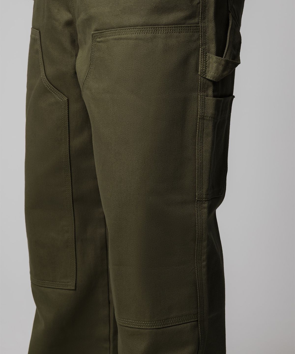 디키즈(DICKIES) 더블니 카펜터 트윌 워크팬츠 Olive