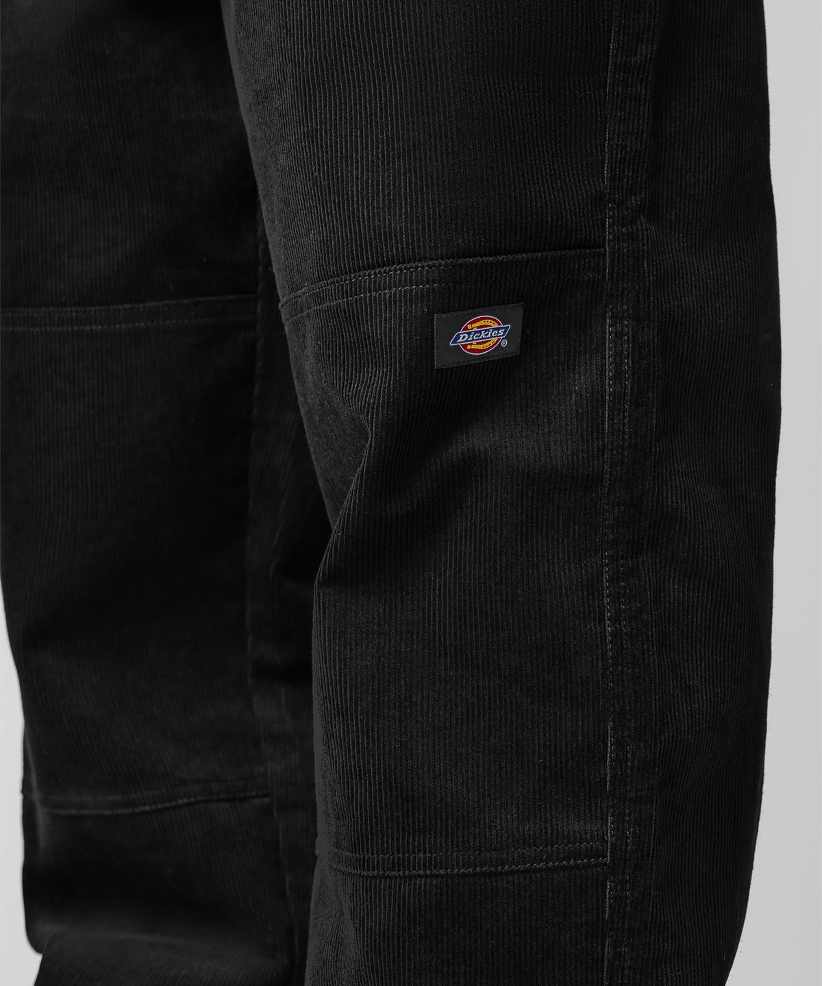 디키즈(DICKIES) 더블니 코듀로이 워크팬츠 Black