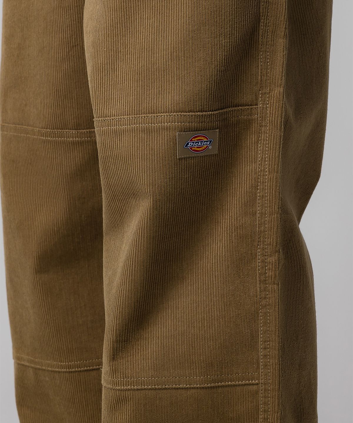 디키즈(DICKIES) 더블니 코듀로이 워크팬츠 Khaki