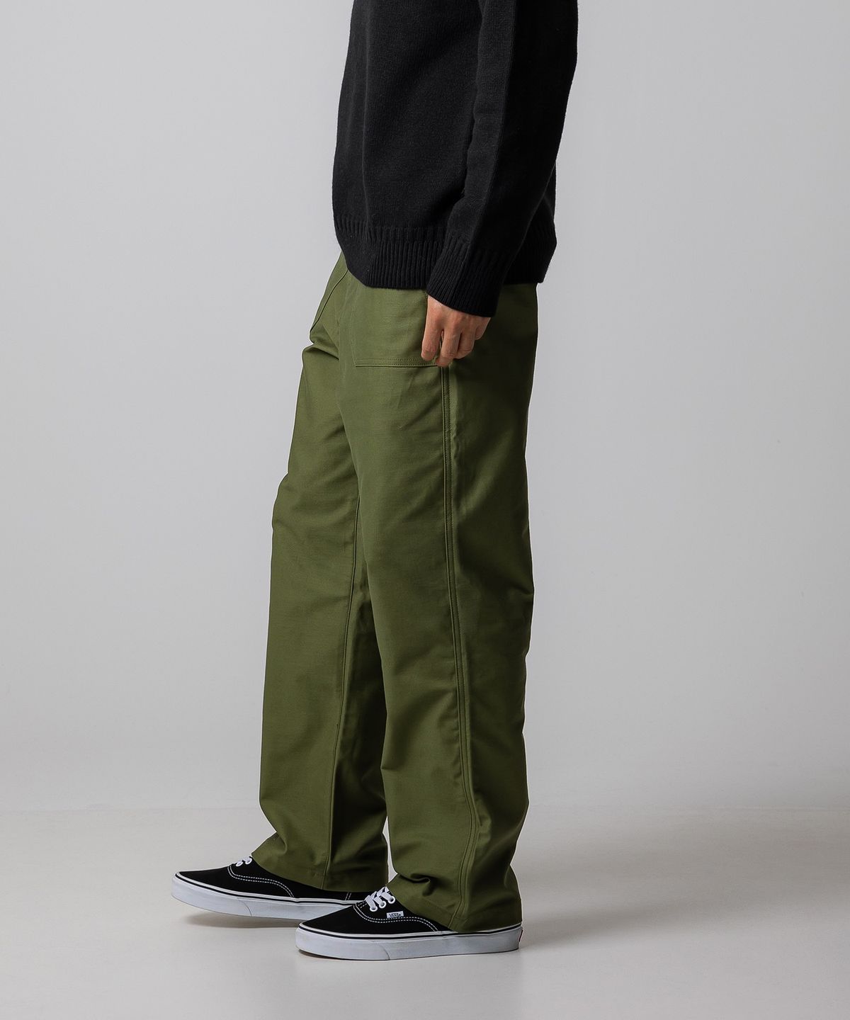 디키즈(DICKIES) 백사틴 퍼티그 팬츠 Olive