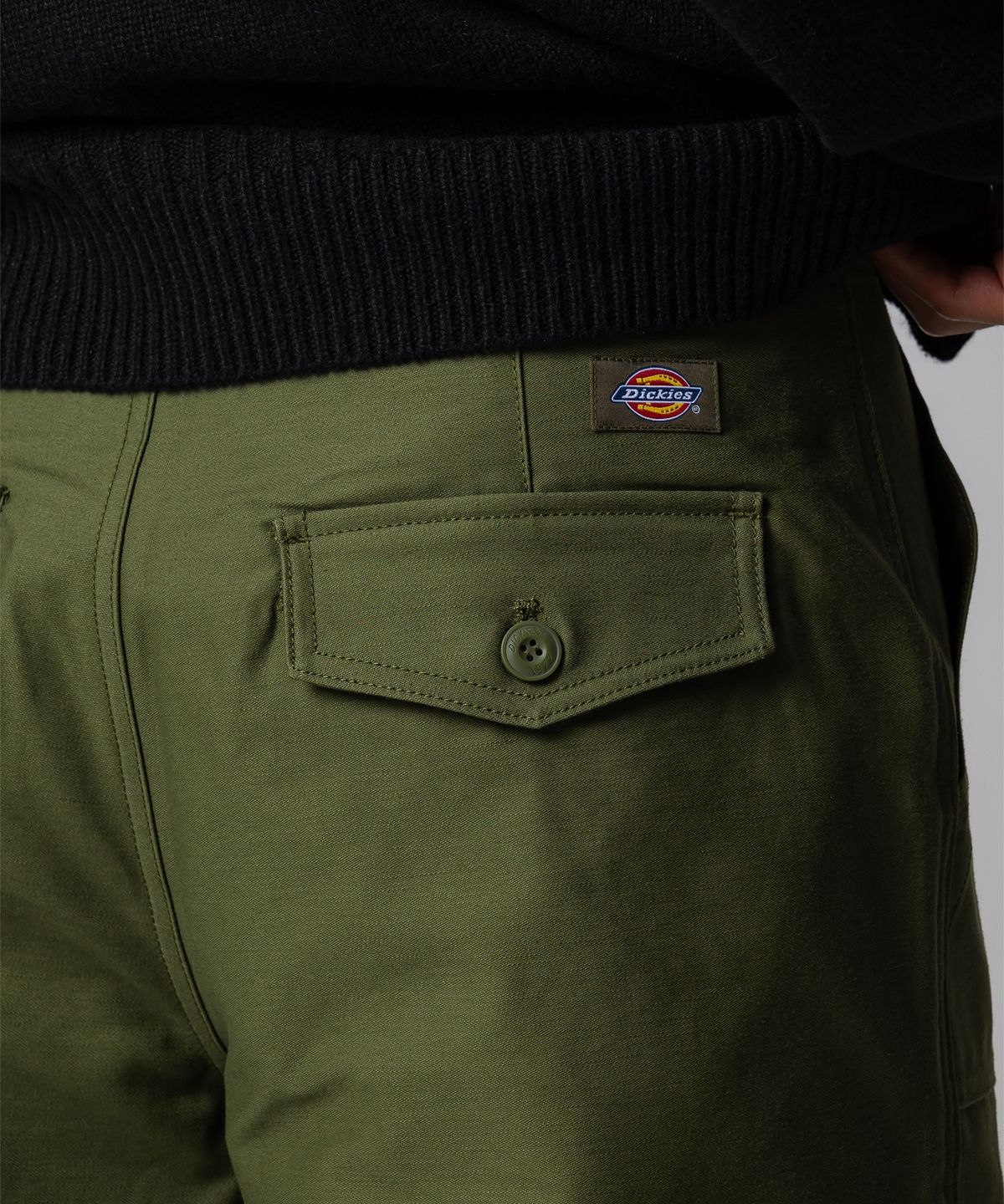 디키즈(DICKIES) 백사틴 퍼티그 팬츠 Olive
