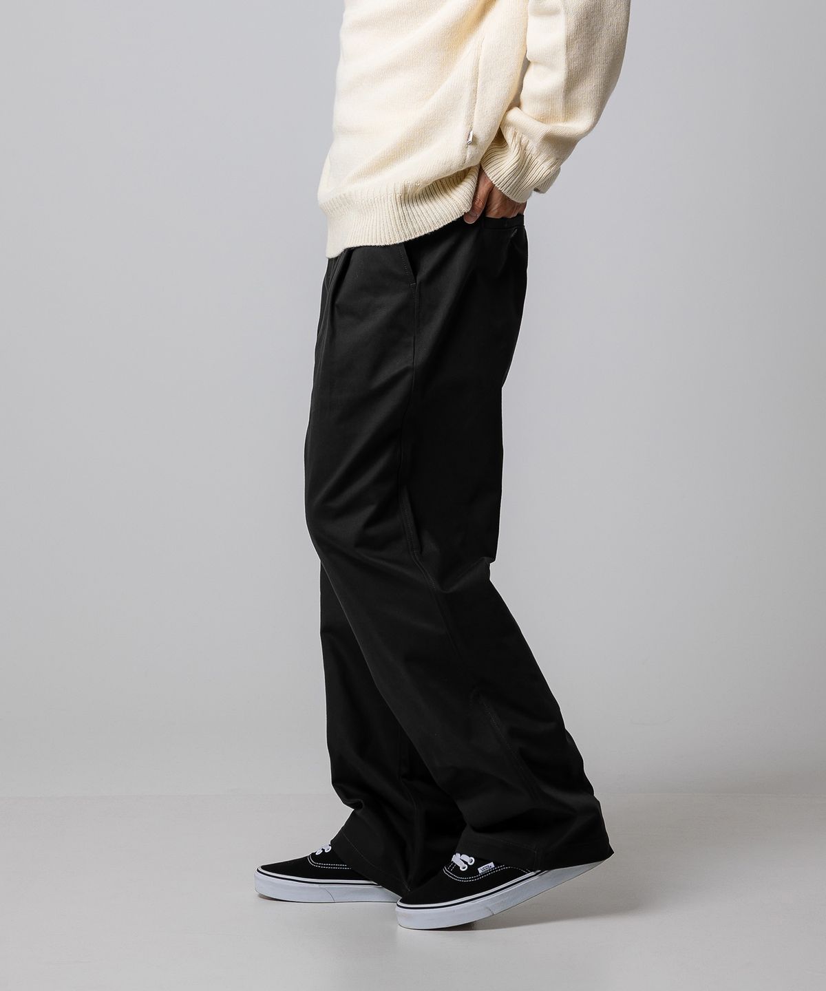 디키즈(DICKIES) 릴렉스드 원턱 치노 팬츠 Black