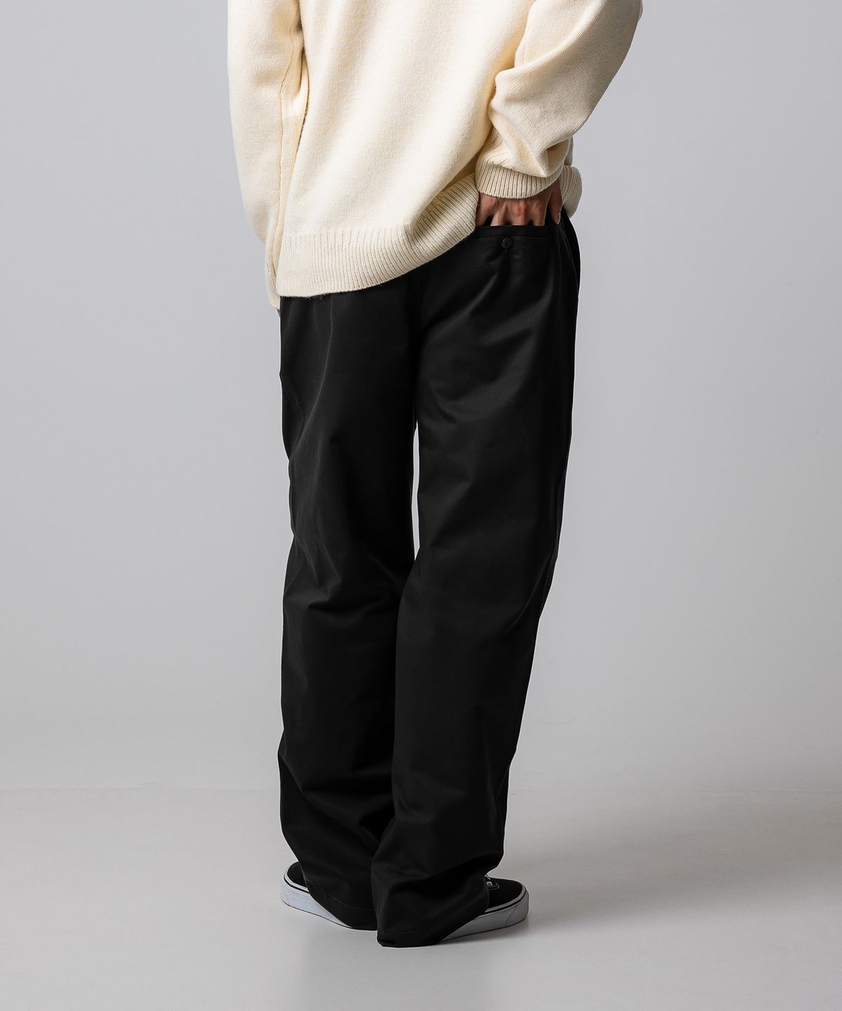 디키즈(DICKIES) 릴렉스드 원턱 치노 팬츠 Black
