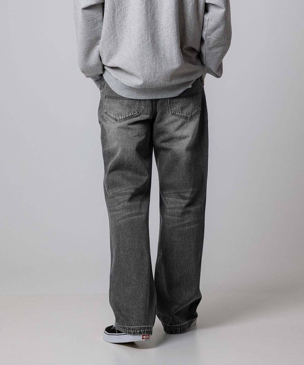 디키즈(DICKIES) 부츠컷 워시드 데님 팬츠 Gray