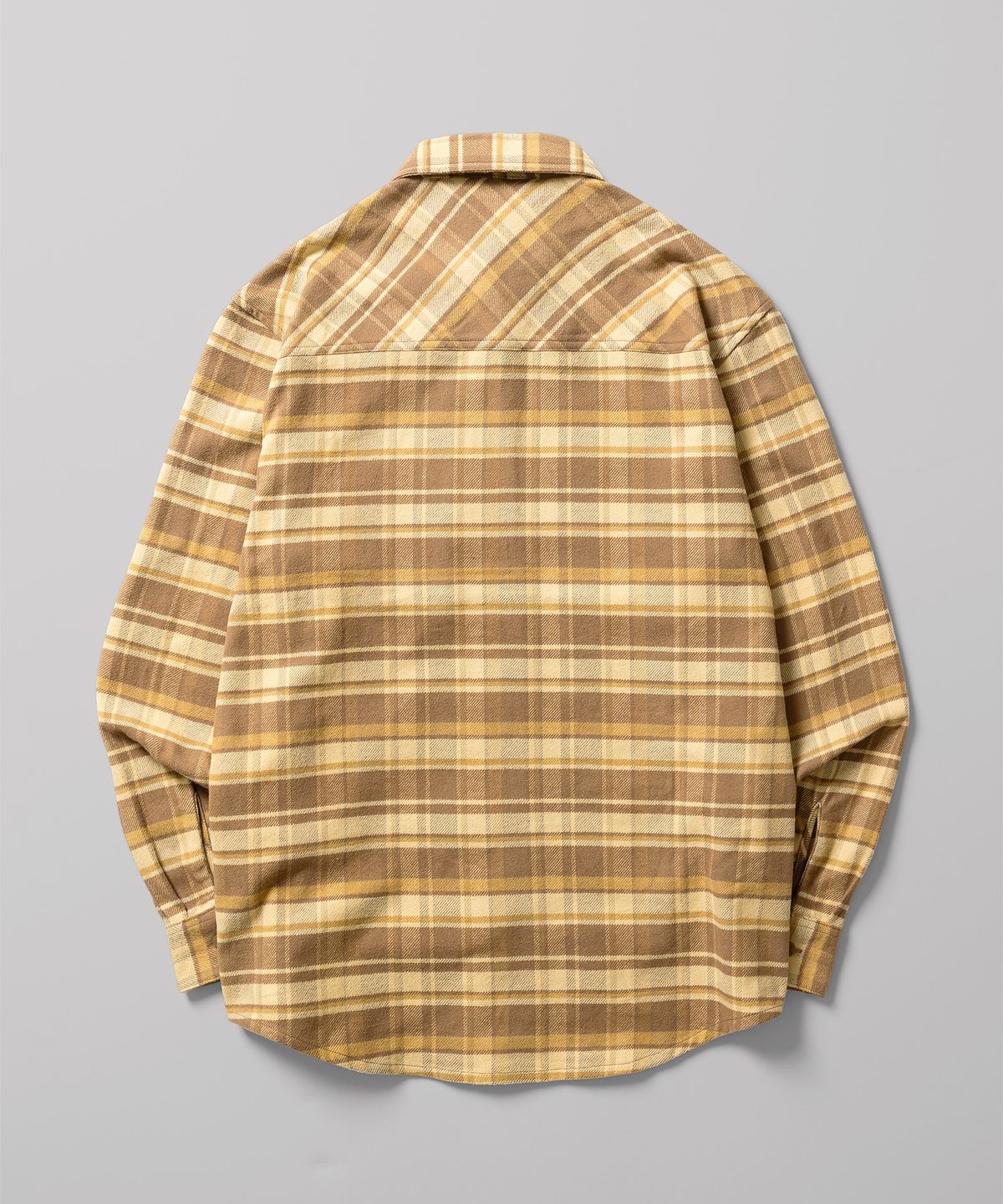 디키즈(DICKIES) 코튼 플란넬 셔츠 Yellow