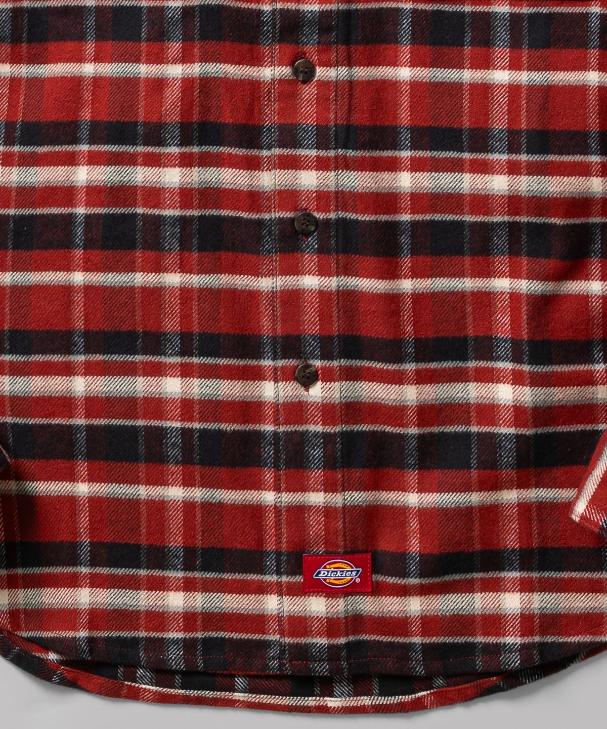 디키즈(DICKIES) 코튼 플란넬 셔츠 Red