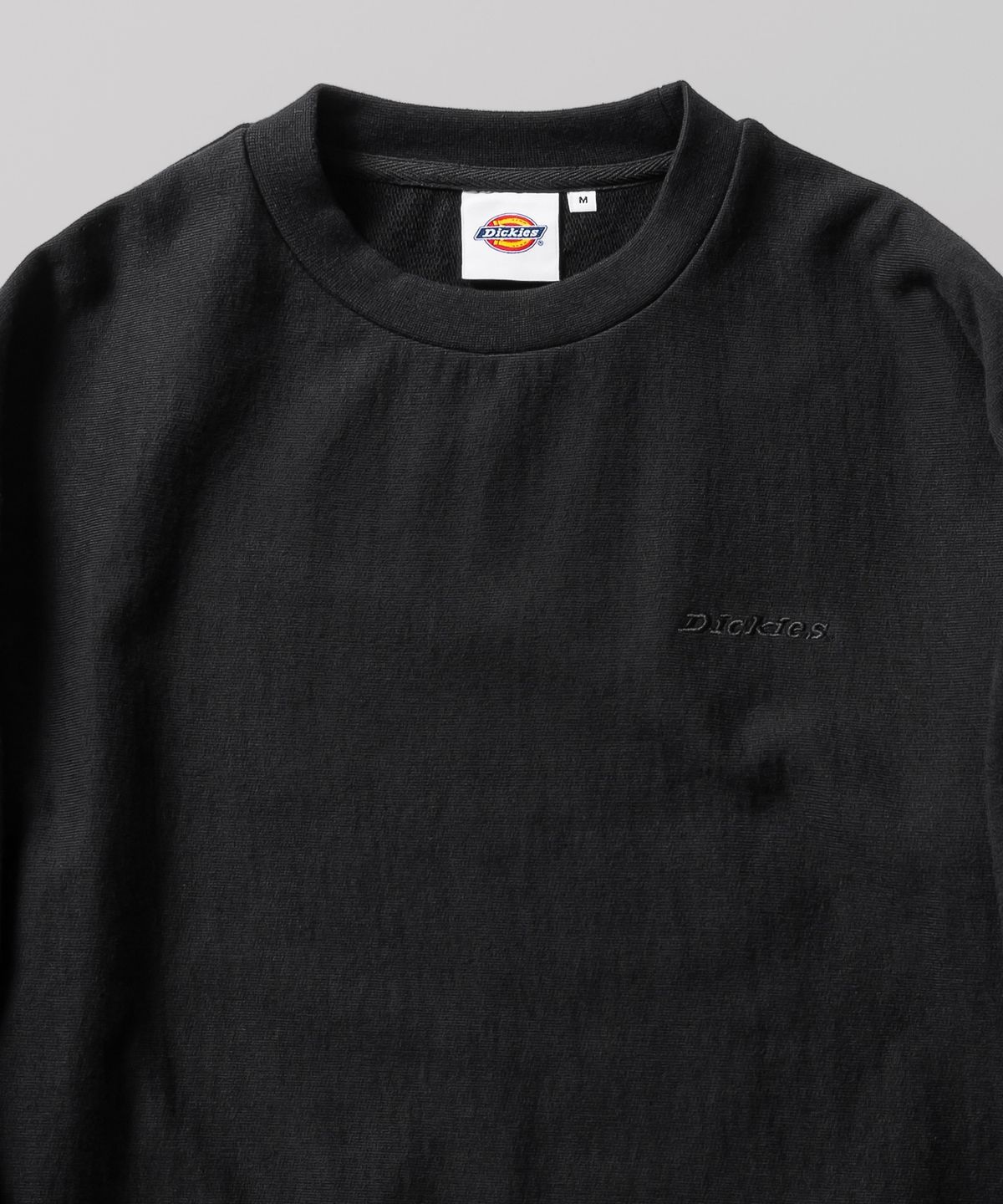 디키즈(DICKIES) 베이직 로고 스웨트셔츠 Black