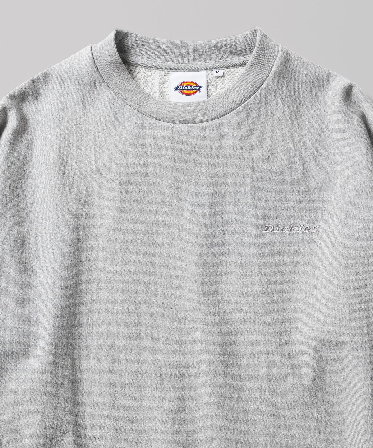디키즈(DICKIES) 베이직 로고 스웨트셔츠 Melange Gray
