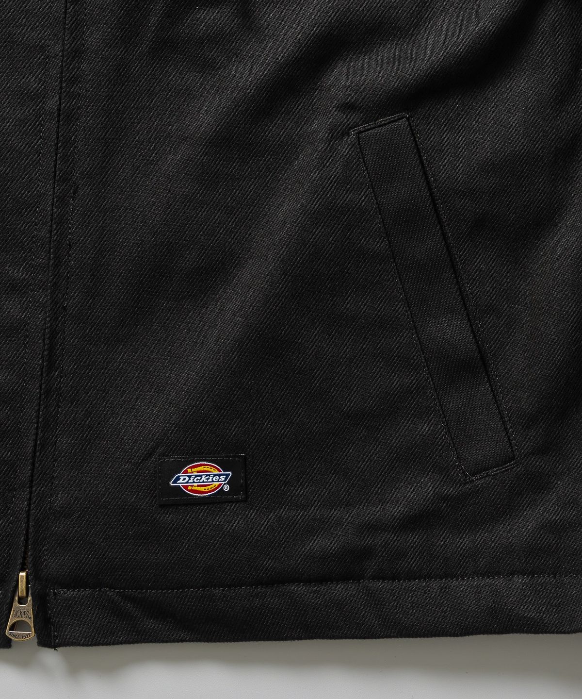 디키즈(DICKIES) 트윌 워크 재킷 Black