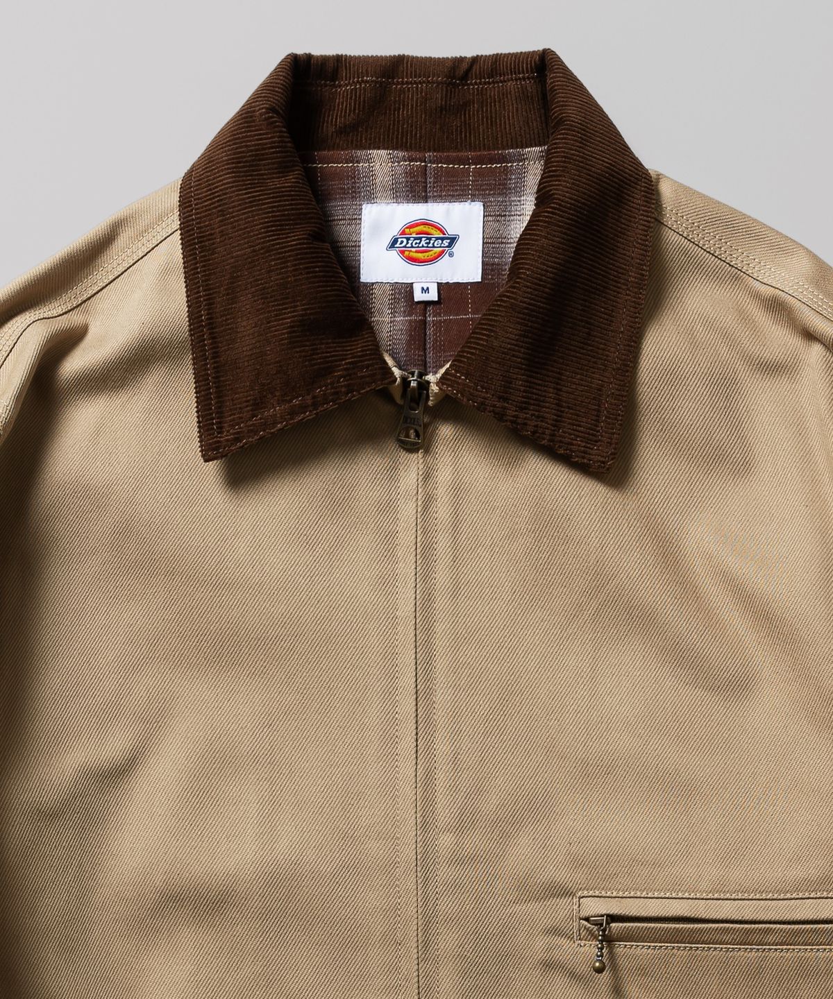 디키즈(DICKIES) 트윌 워크 재킷 Khaki