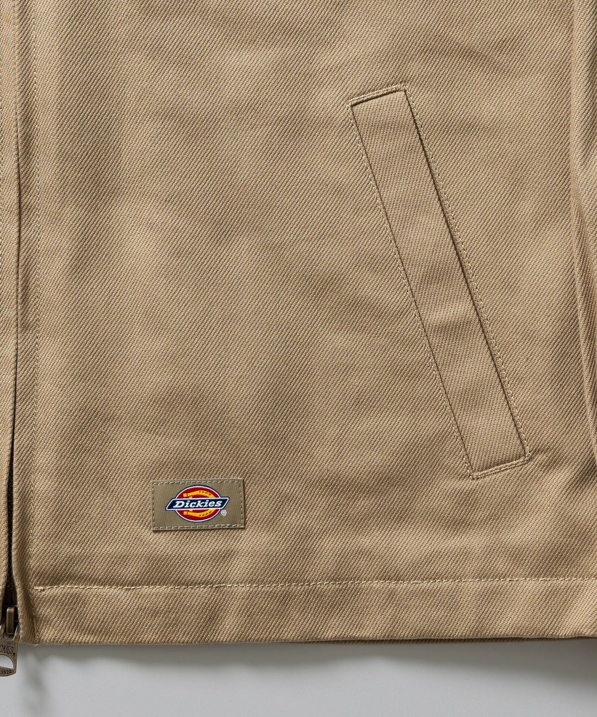 디키즈(DICKIES) 트윌 워크 재킷 Khaki