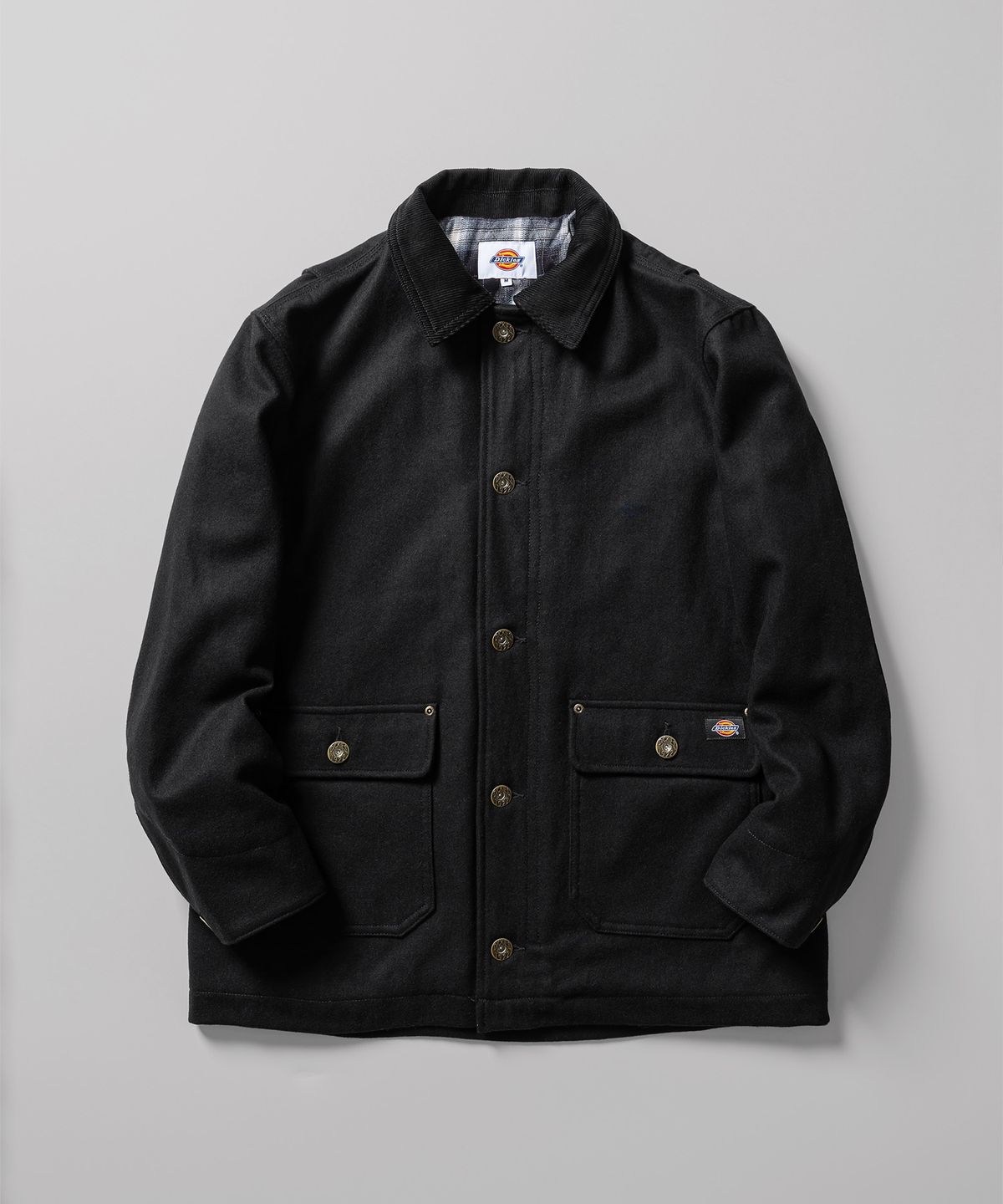 디키즈(DICKIES) 울 초어 재킷 Black