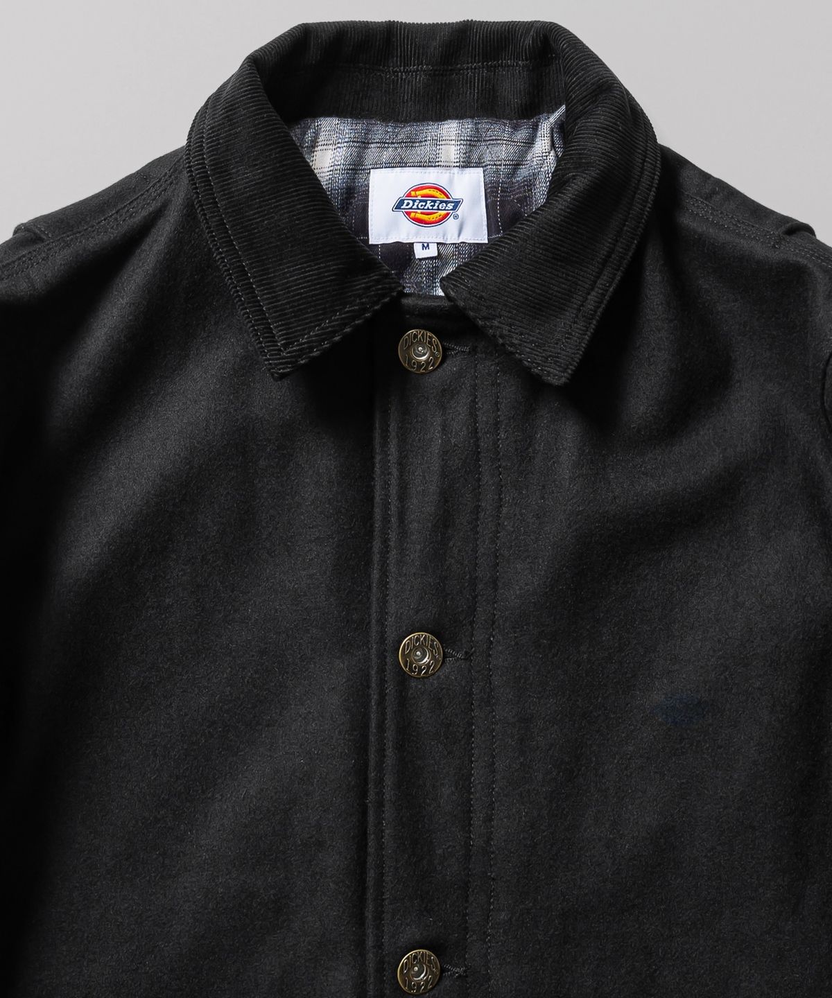 디키즈(DICKIES) 울 초어 재킷 Black