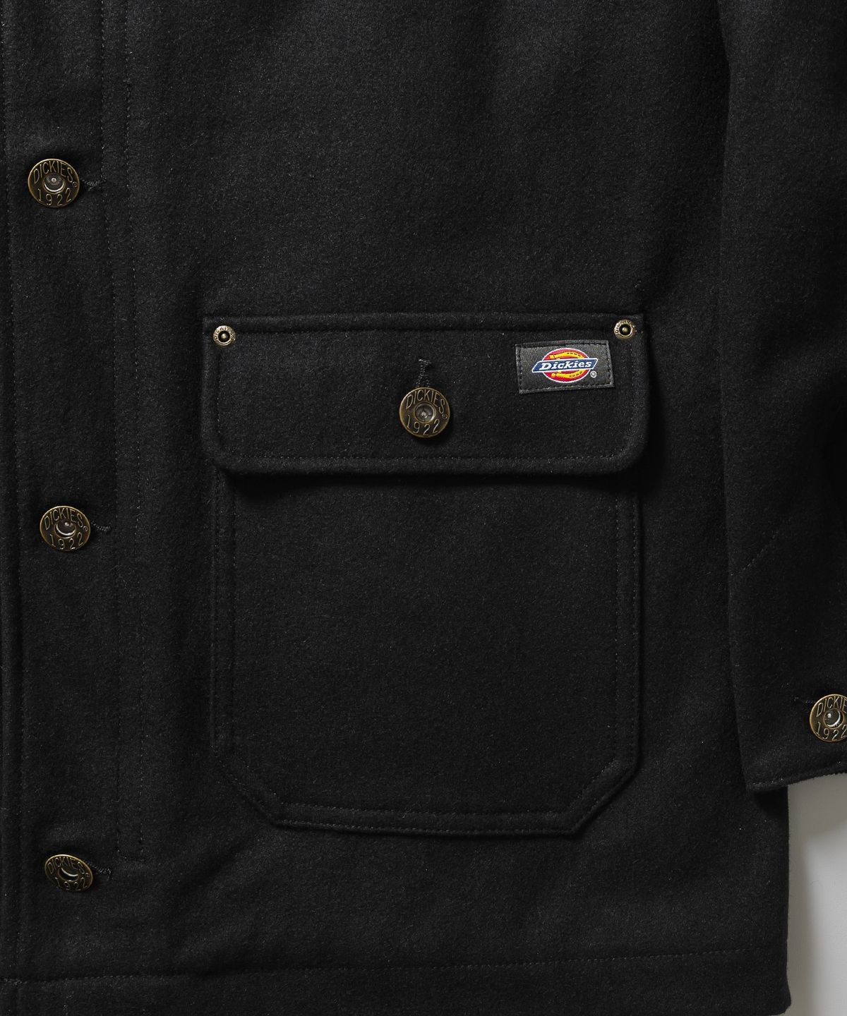 디키즈(DICKIES) 울 초어 재킷 Black