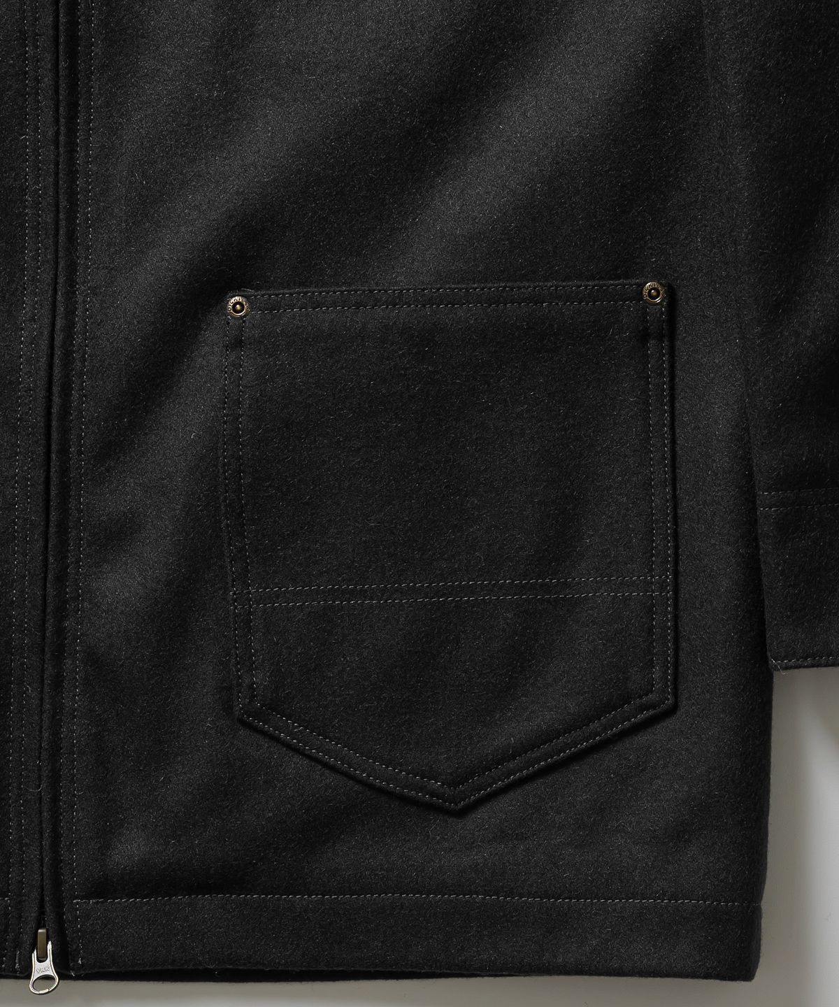 디키즈(DICKIES) 울 집업 초어 재킷 Black